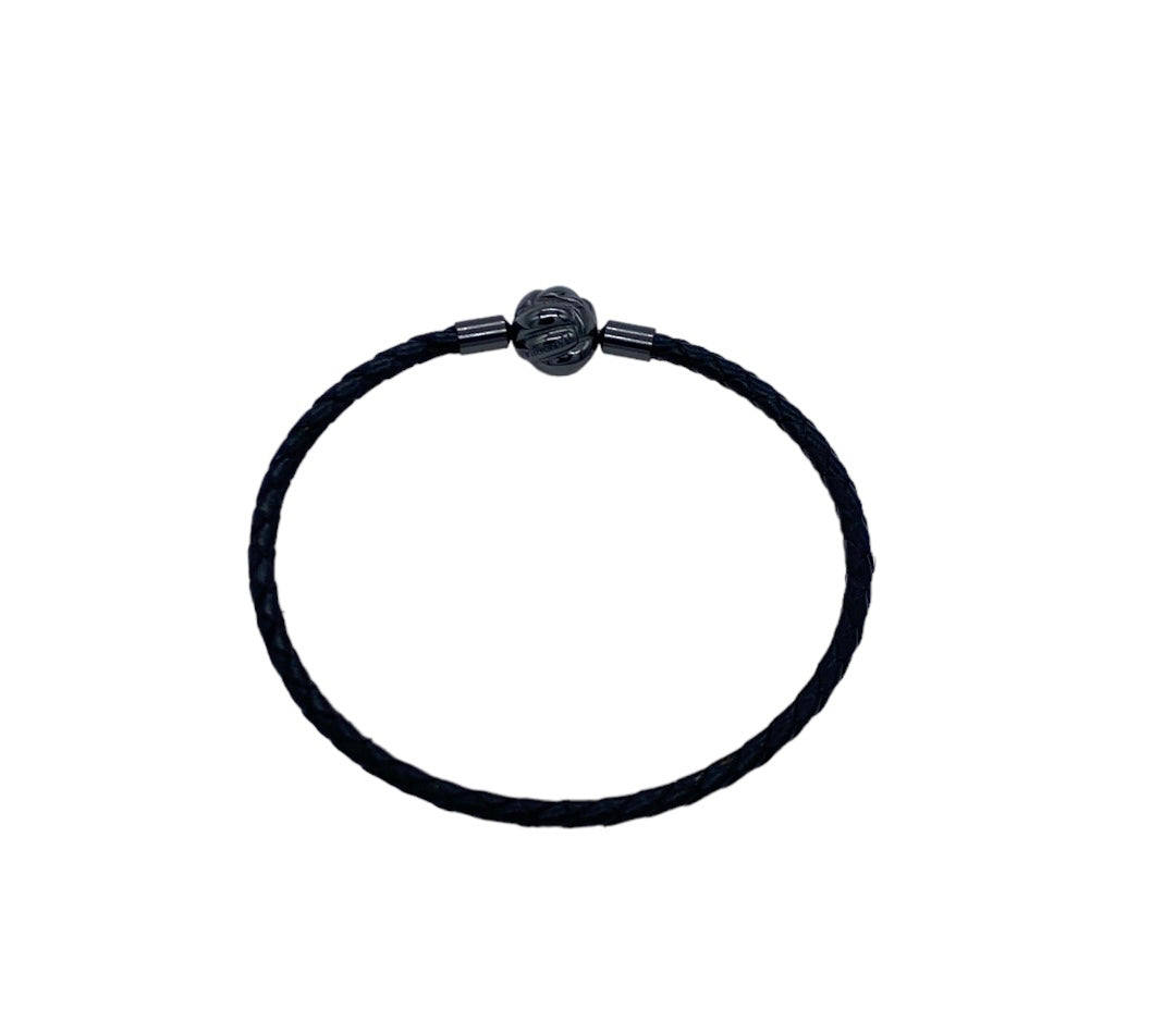 Pulsera de Cuero negra