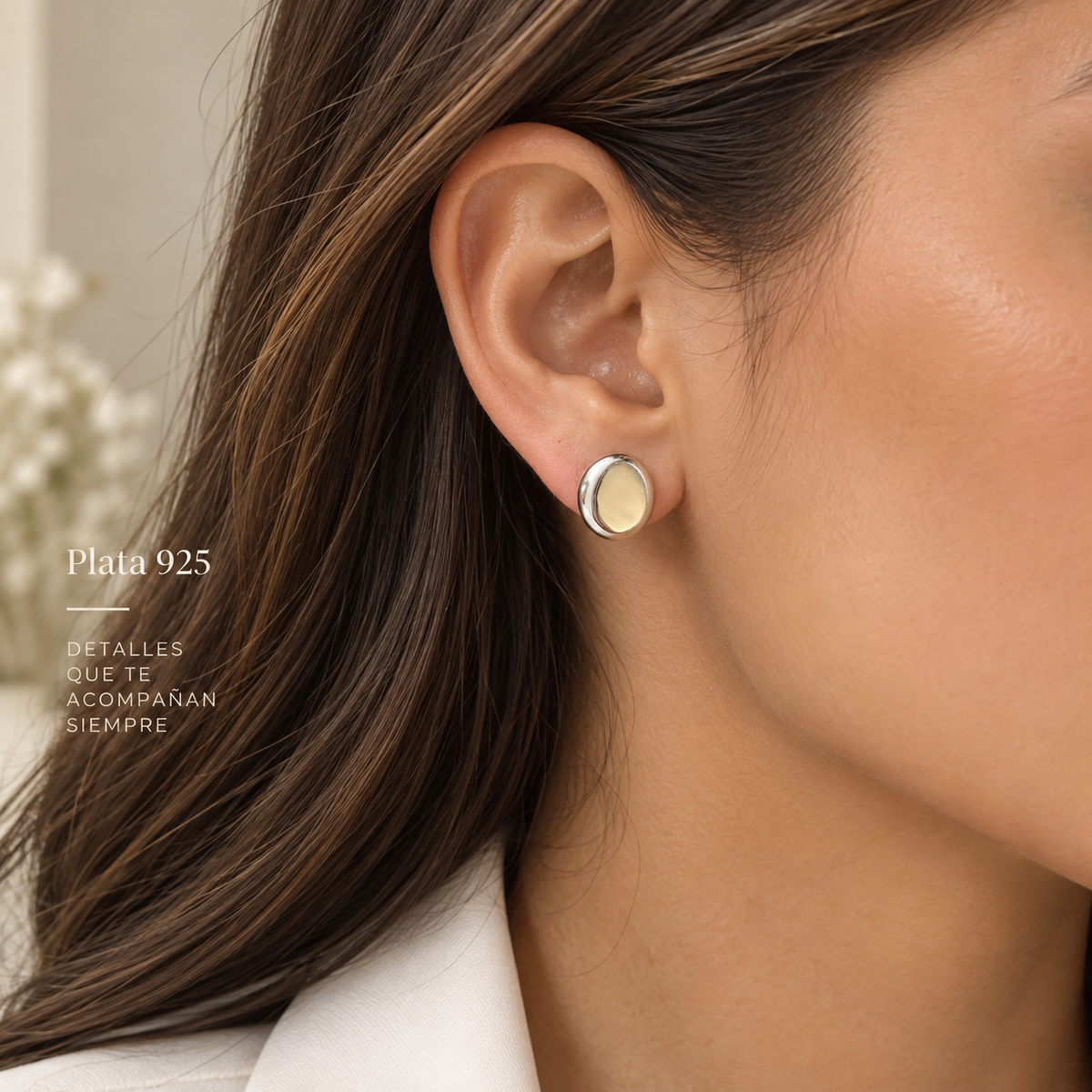 Aretes ovalados