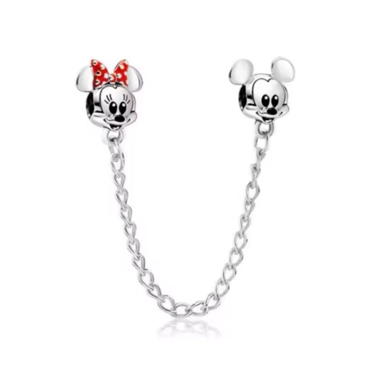Cadena de Seguridad Mickey y Minnie