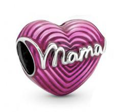 CHARM CORAZON MOM ROSADO
