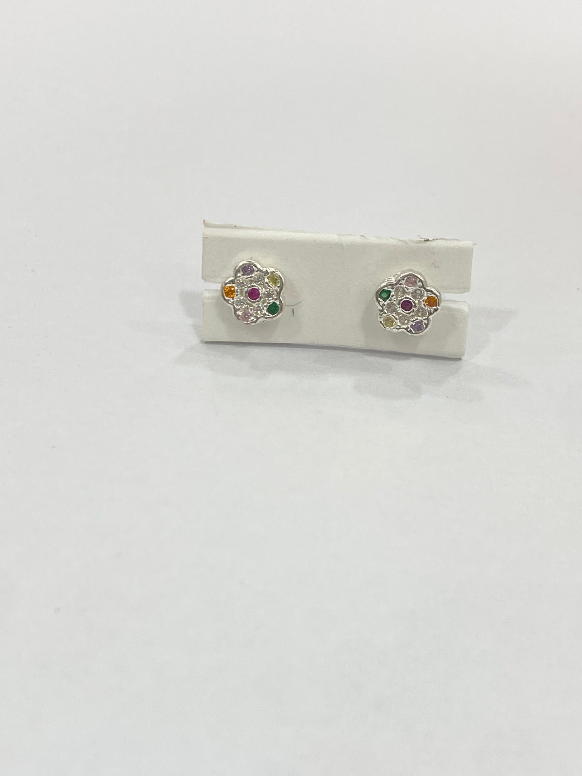 🌸 Aretes Flor Multicolor