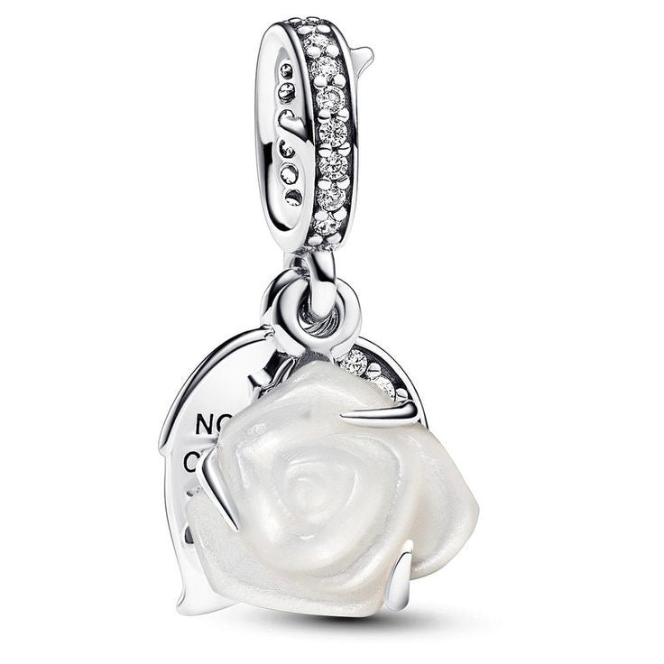 Charm rosa blanca 🌹