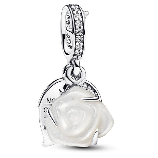 Charm rosa blanca 🌹