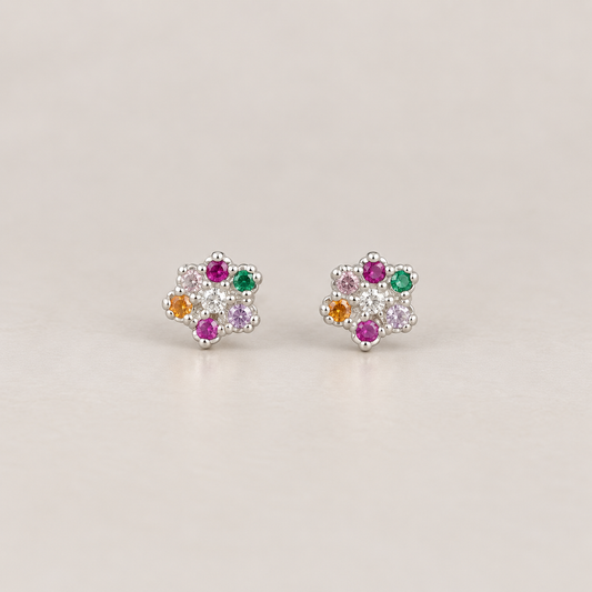 Aretes Patita Multicolor 🐾