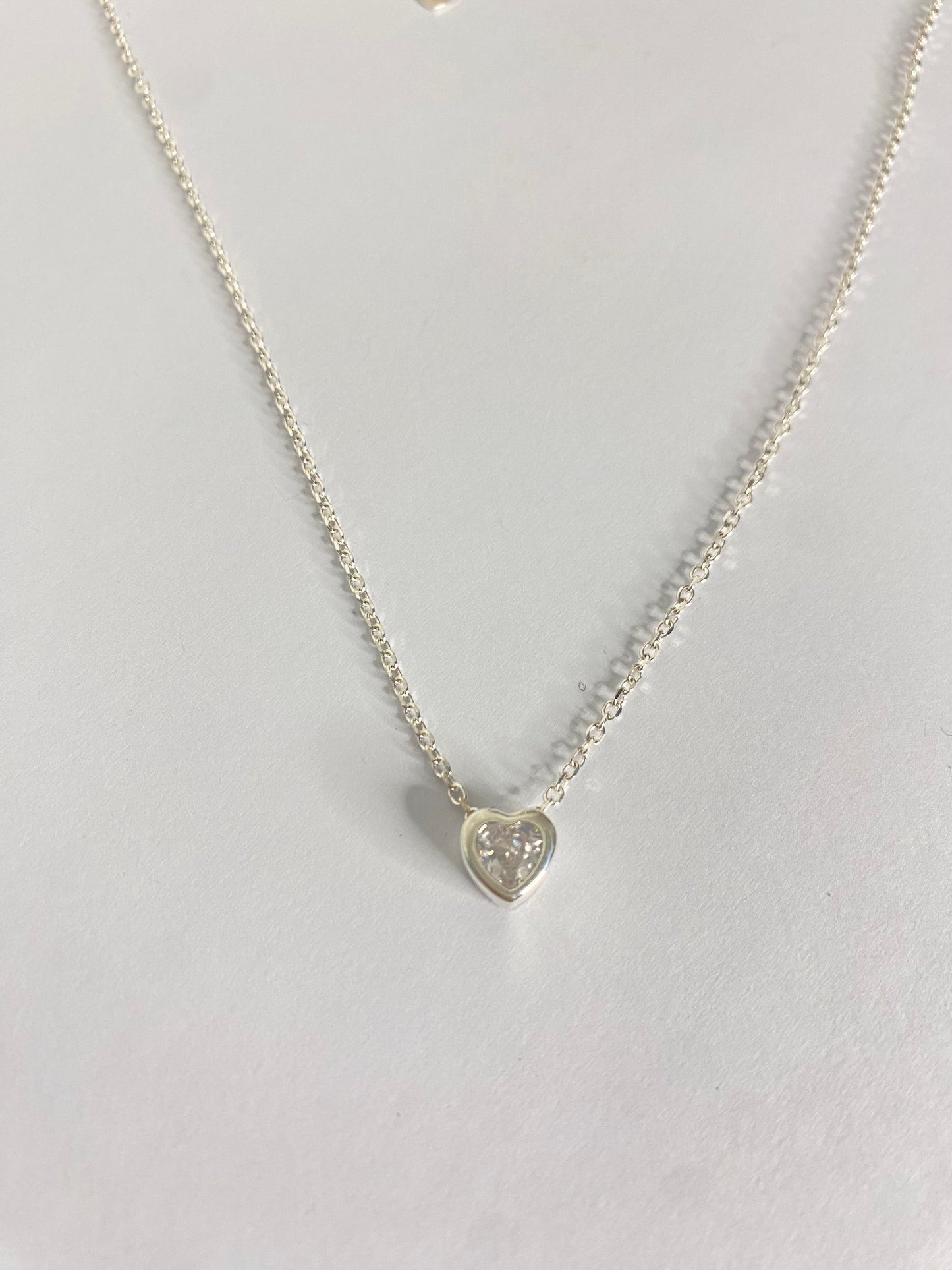 Collar corazón sparkling