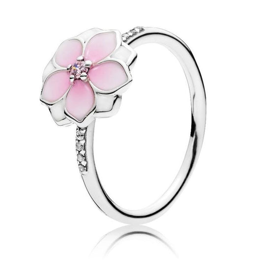 Anillo Flor 🌺 rosa