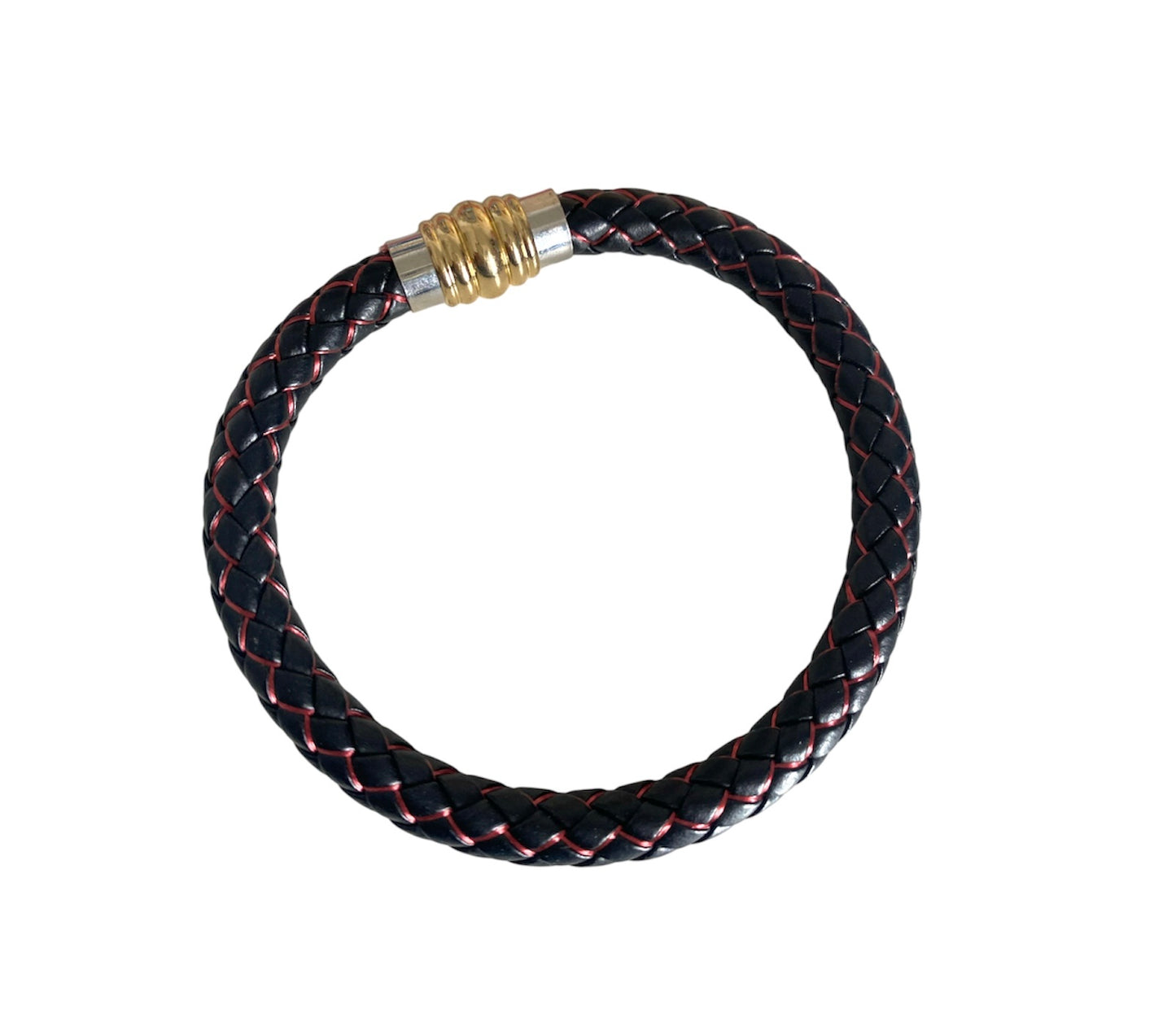 Pulsera cuero redondo