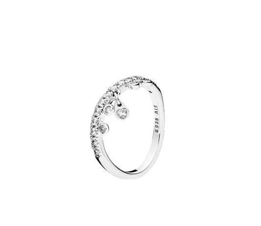 Anillo sparkling colgante