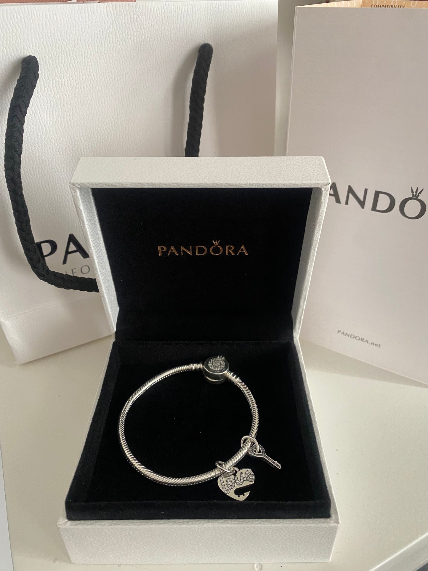 Pulsera broche logo sparkling