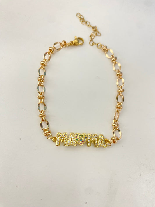 Pulsera Mamá letras