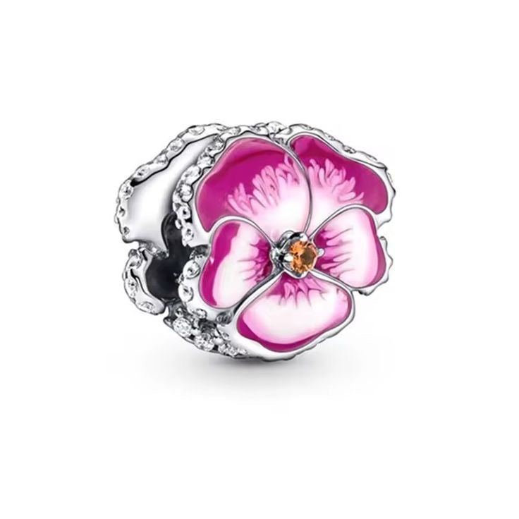 Charm Flor rosada