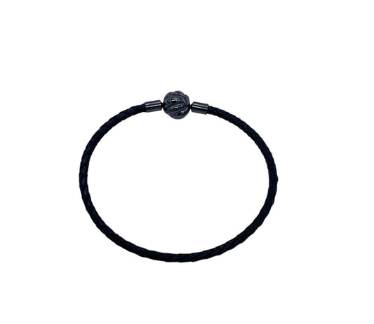 Pulsera de Cuero negra
