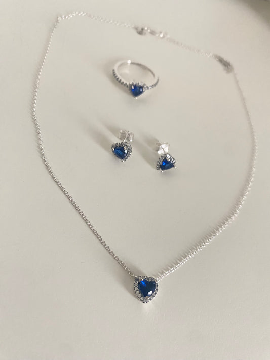 Set completo Corazon azul