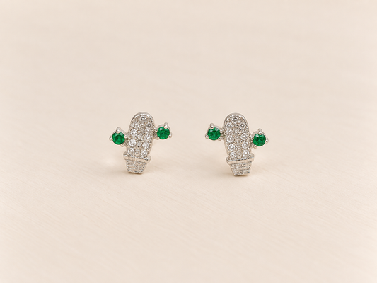 Aretes Cactus con Circones ✨
