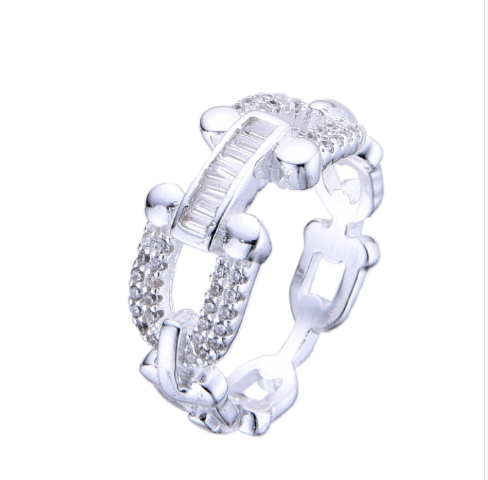 Anillo eslabones microcirkon