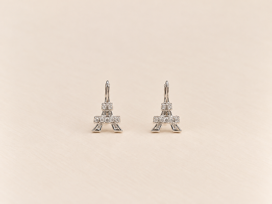 Aretes Torre Eiffel con Circones ✨