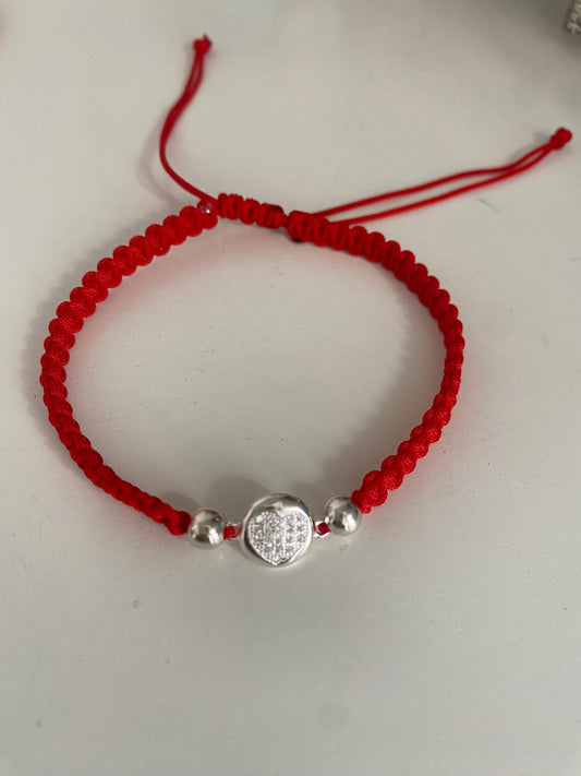 Pulsera de hilo corazón ♥️