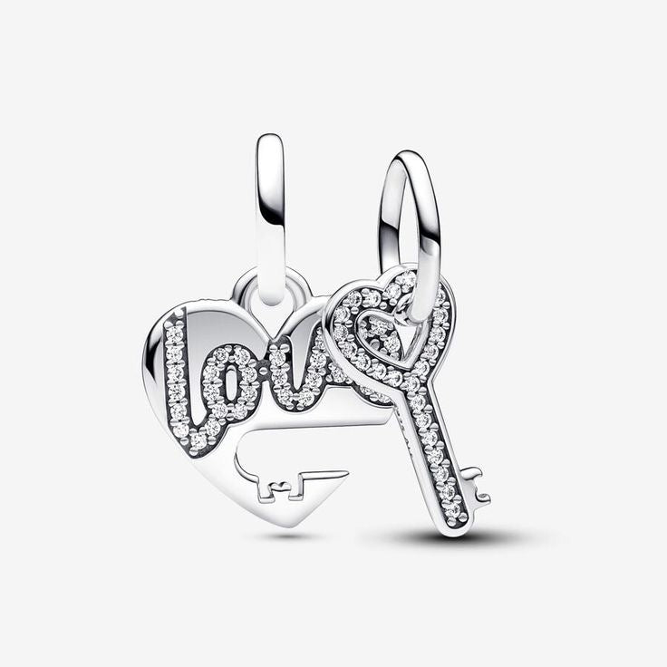 Charm corazón y llave 🔑