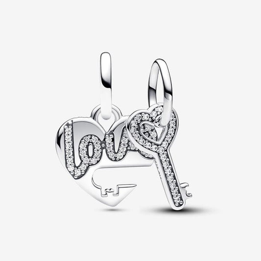 Charm corazón y llave 🔑