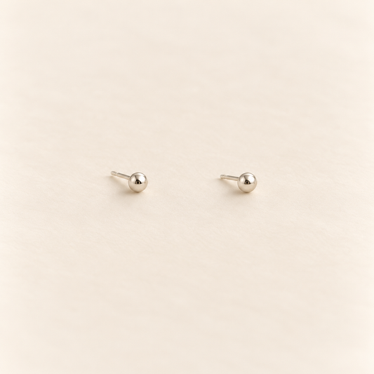Aretes bolita pequeños