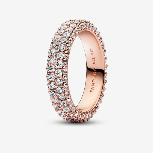 Anillo bagel pink gold