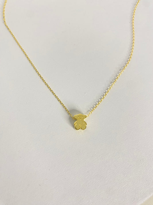 Collar dorado oso