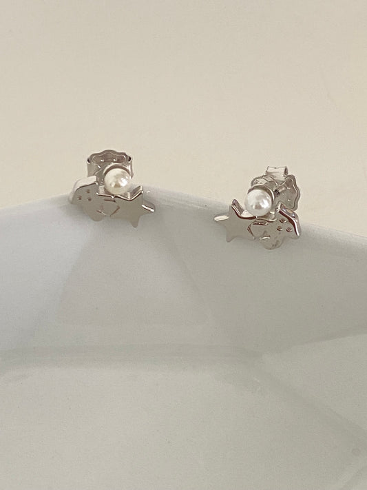 Aretes 🐻 y perla