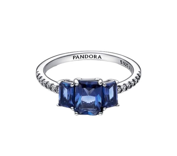 Anillo sparkling azul