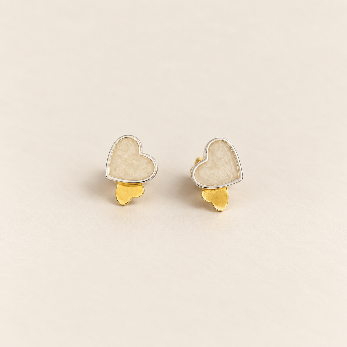 Aretes Corazón Plata 925 💛
