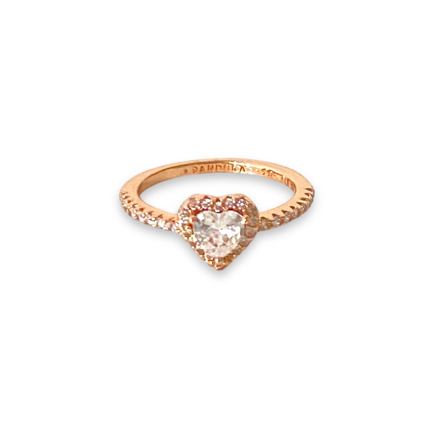 Anillo corazón ♥️ pink gold