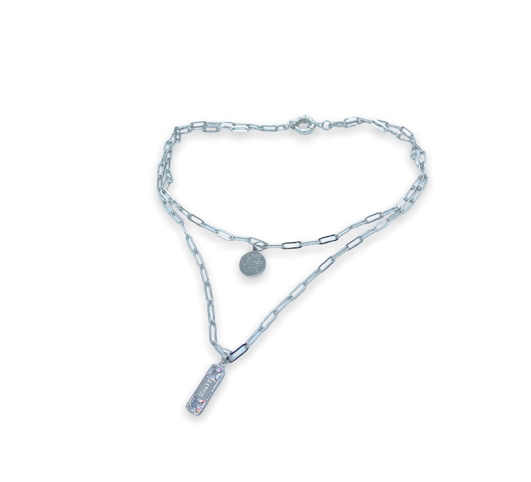 Cadena Layering Love, Laugh, Live⛓